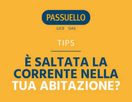 È saltata la corrente